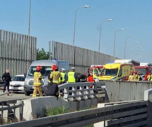 Śmiertelny wypadek na autostradzie A4 w Zabrzu. Droga jest zupełnie zablokowana